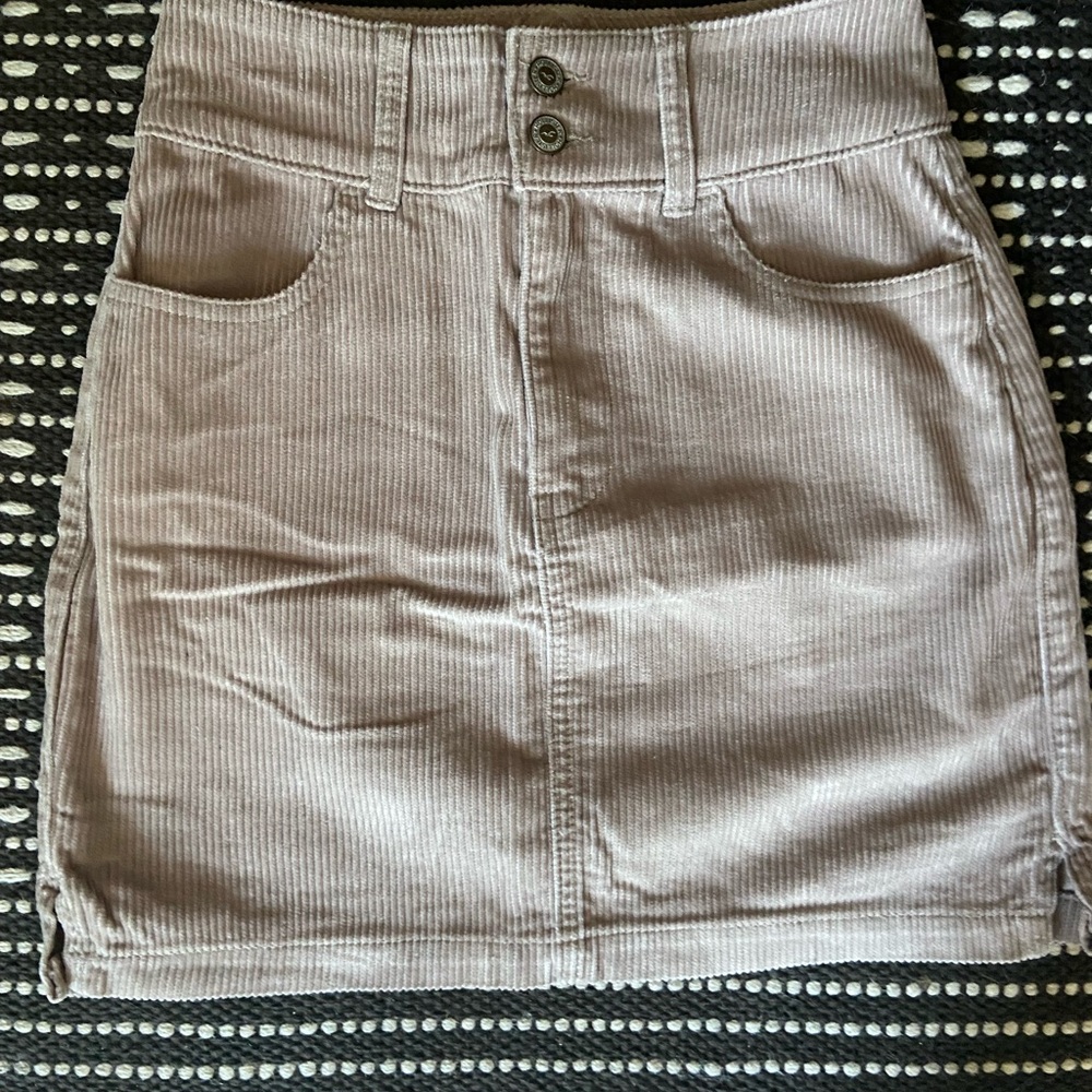 Corduroy skirt, light pink